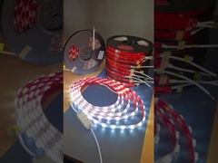 Waterdicht 24V Buiten Led Lens Strip Lights SMD2835 Transparante Led Strip