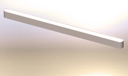 1200mm Continuous Ceiling Mounted Linear Led Lighting 5200lm LED Linear Light
