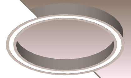 9331lm Round Linear Light 5000K-6500K Modern Linear Suspension Lighting