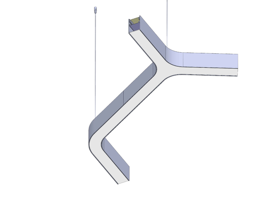 Branch Linear Suspension Lighting Customized LED Light For Office And Home