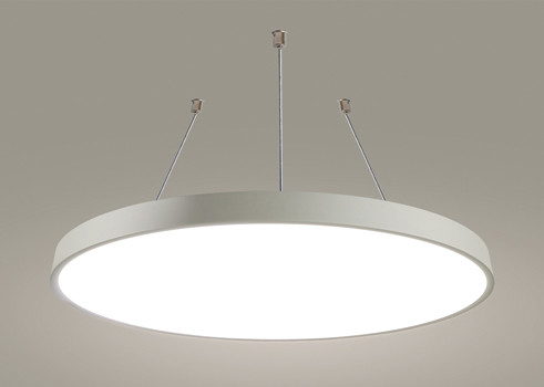Aluminium Pendant Round Led Panel Light IP20 Round Flat Panel Led Lights