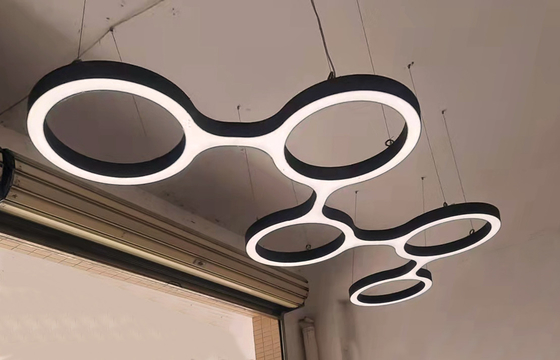 kwaliteit Aluminium LED-cirkel hanglamp SMD5630 Hangend cirkel led-lamp fabriek